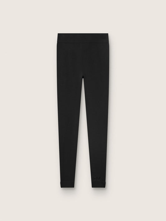 Women's black high-waist sports leggings - Golden Goose Women
