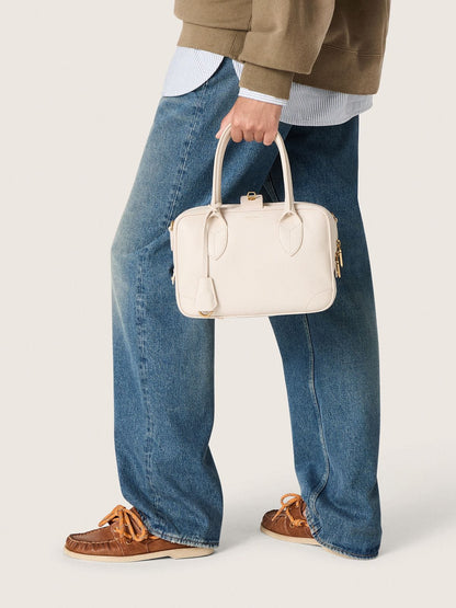 Vita Bag in butter-colored leather with gold details - Golden Goose Women