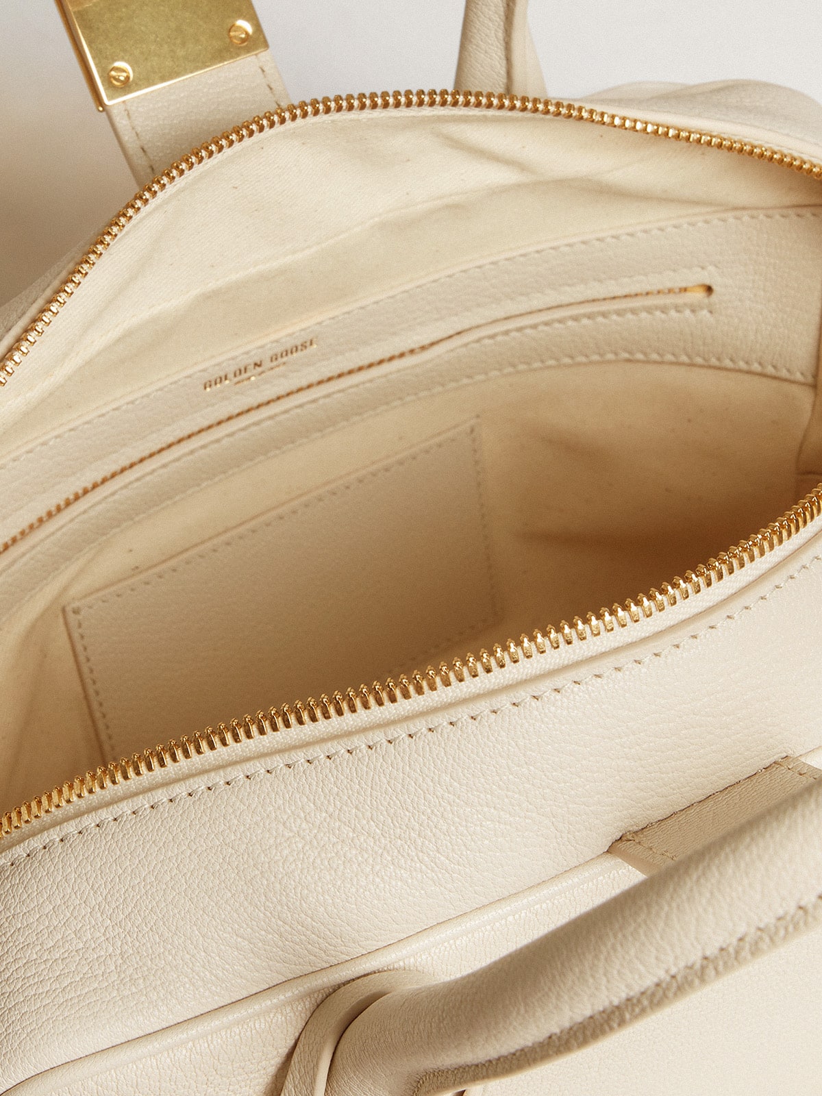 Vita Bag in butter-colored leather with gold details - Golden Goose Women