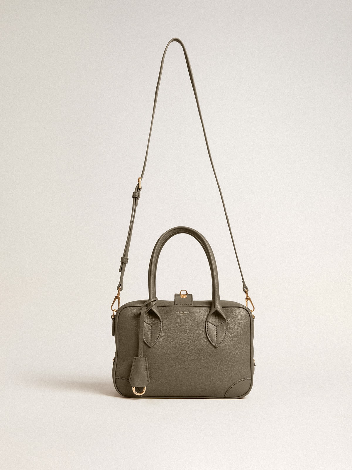 Vita Bag in sage-green leather with gold details - Golden Goose Women