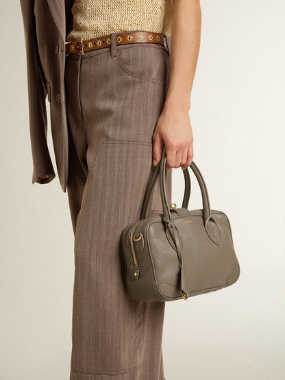 Vita Bag in sage-green leather with gold details - Golden Goose Women