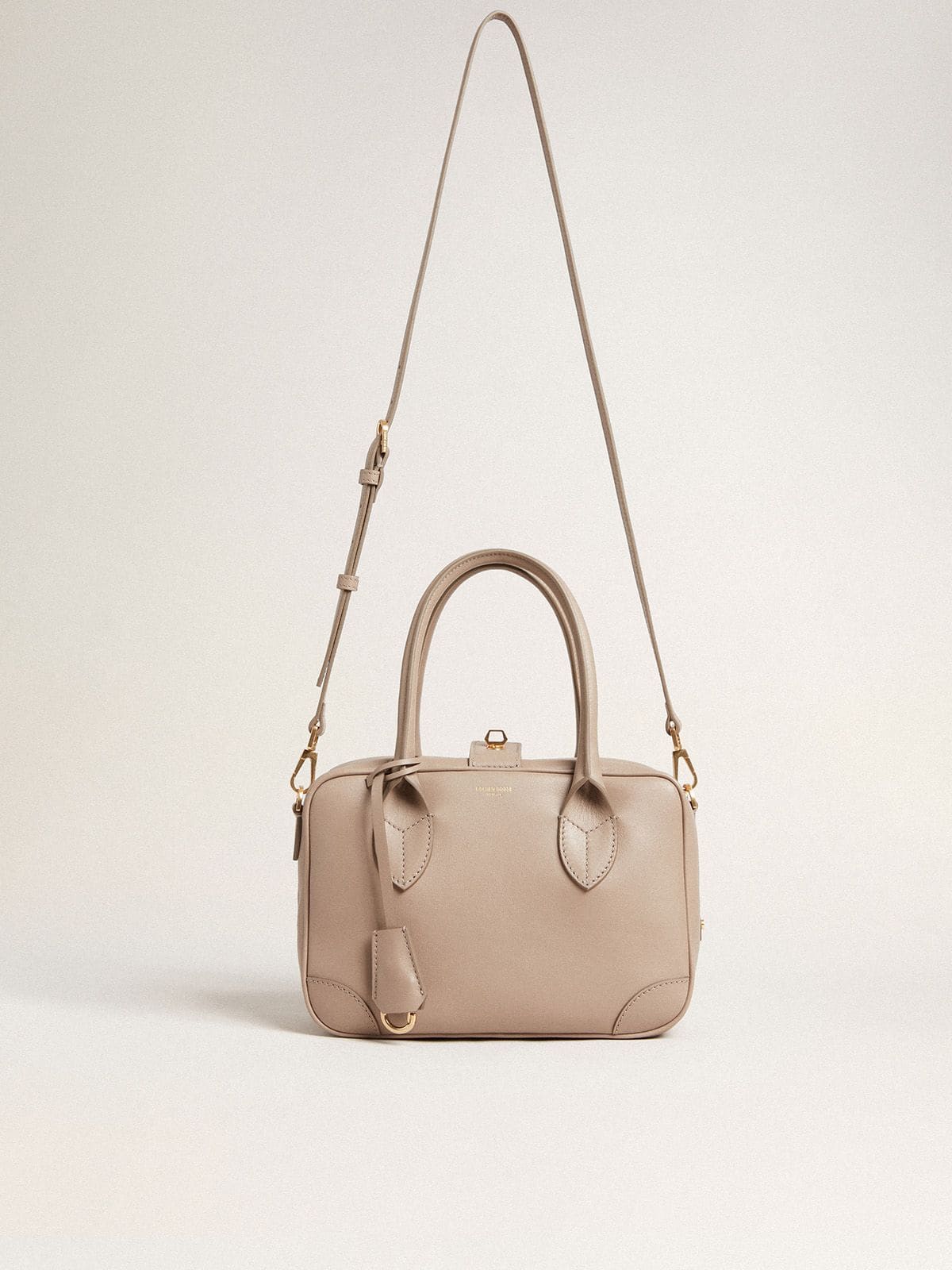 Vita Bag in taupe leather with gold details - Golden Goose Women