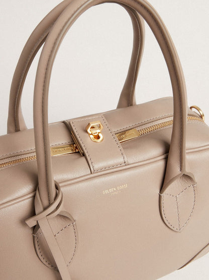Vita Bag in taupe leather with gold details - Golden Goose Women