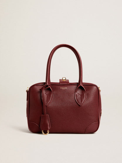 Vita Bag in burgundy leather with gold details - Golden Goose Women