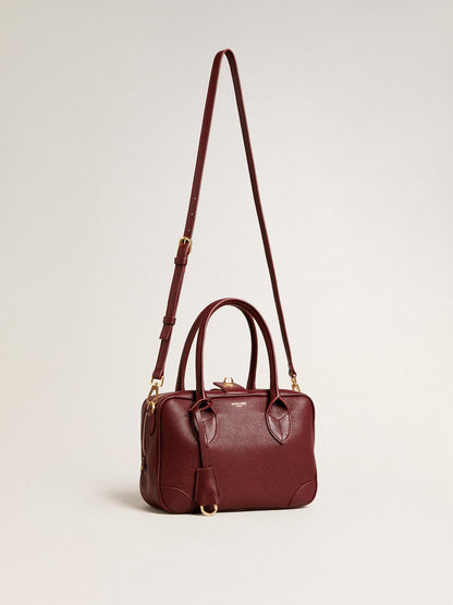 Vita Bag in burgundy leather with gold details - Golden Goose Women
