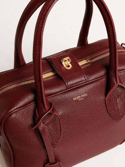 Vita Bag in burgundy leather with gold details - Golden Goose Women