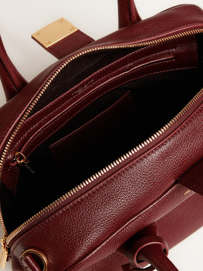 Vita Bag in burgundy leather with gold details - Golden Goose Women
