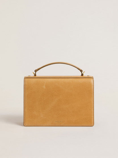 Venezia Bag in ochre yellow embossed leather with gold details - Golden Goose Women