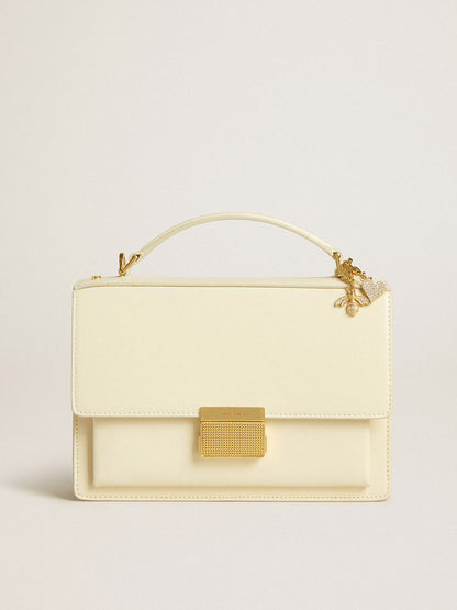 Venezia Bag in butter-colored boarded leather with double charm - Golden Goose Women