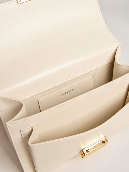 Venezia Bag in butter-colored boarded leather with double charm - Golden Goose Women