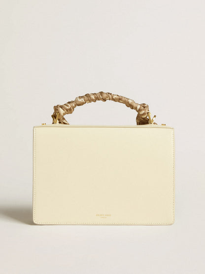Venezia Bag in butter-colored boarded leather with silk scarf - Golden Goose Women