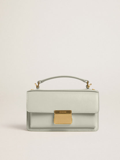 Small Venezia Bag in mineral-gray boarded leather with gold details - Golden Goose Women