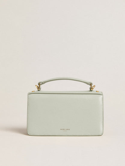 Small Venezia Bag in mineral-gray boarded leather with gold details - Golden Goose Women