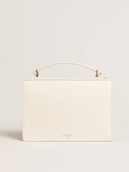 Venezia Bag in butter-colored boarded leather with gold details - Golden Goose Women