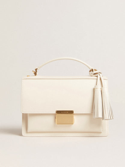 Venezia Bag in butter-colored boarded leather with gold details - Golden Goose Women