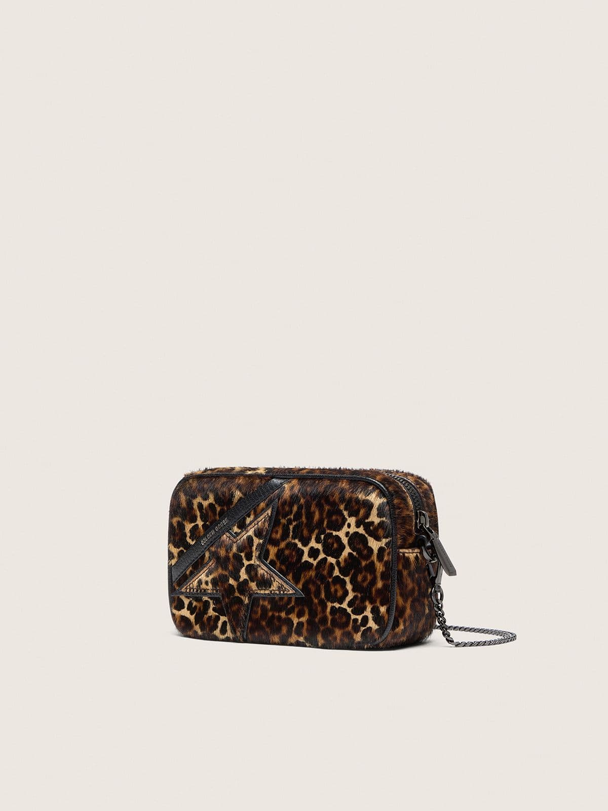 Mini Star Bag in animal-print pony skin with tone-on-tone star - Golden Goose Women