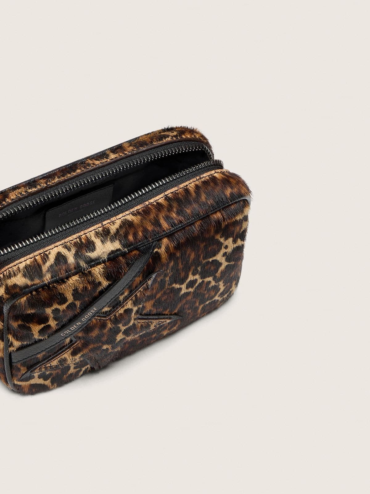 Mini Star Bag in animal-print pony skin with tone-on-tone star - Golden Goose Women