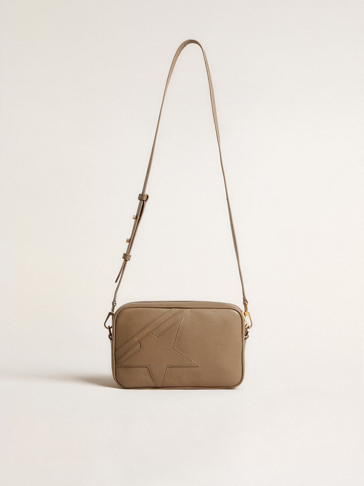 Star Bag in sage-green leather with tone-on-tone star - Golden Goose Women