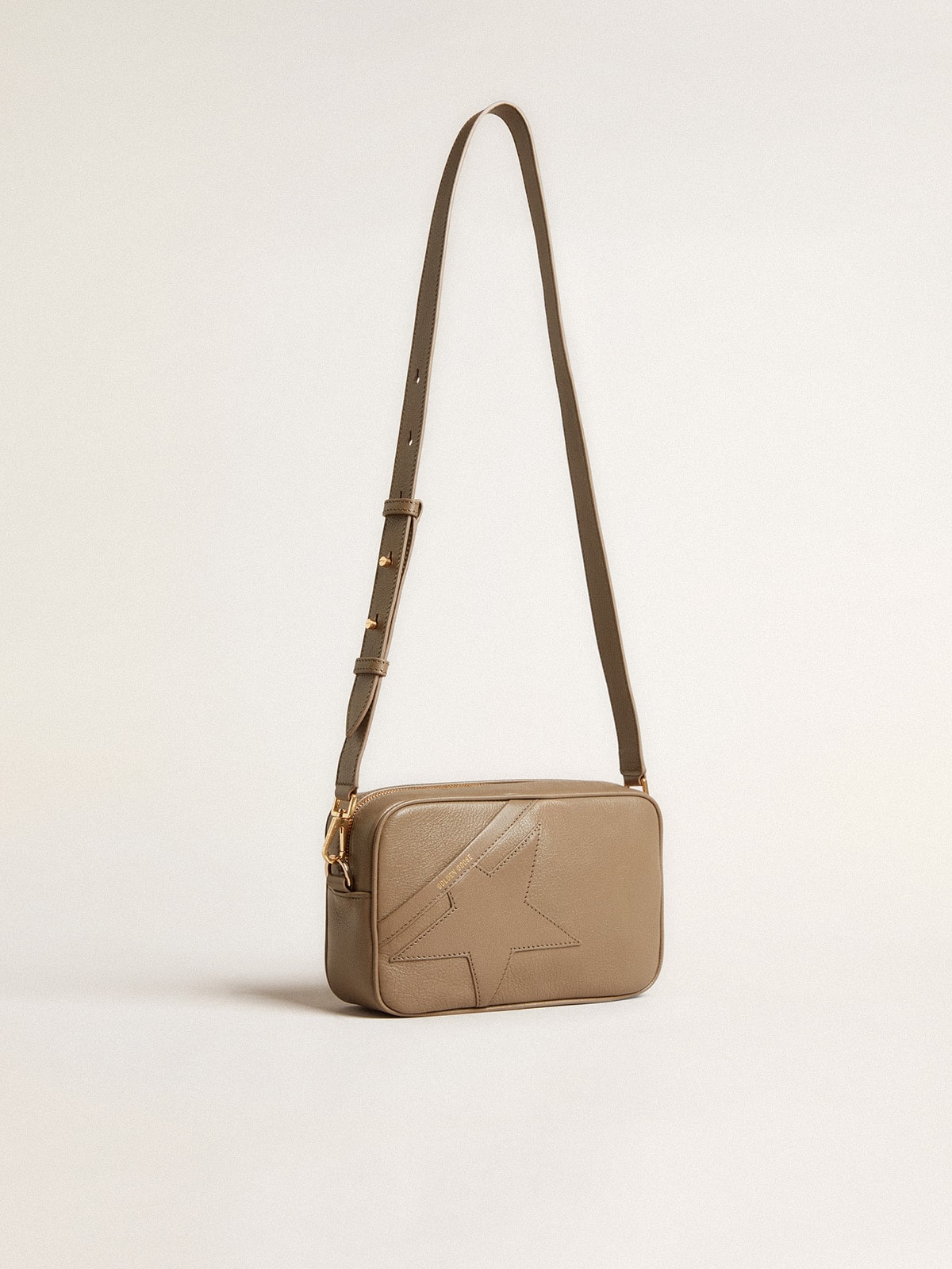 Star Bag in sage-green leather with tone-on-tone star - Golden Goose Women