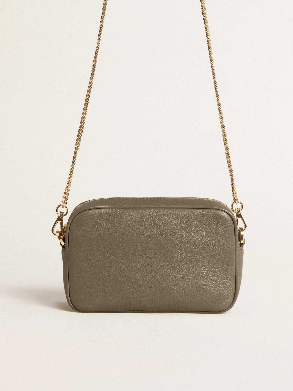 Mini Star Bag in sage-green leather with tone-on-tone star - Golden Goose Women