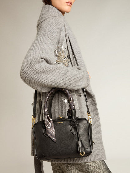 Vita Bag in black sheepskin leather with gold details - Golden Goose Women