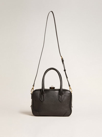 Vita Bag in black sheepskin leather with gold details - Golden Goose Women