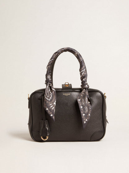 Vita Bag in black sheepskin leather with gold details - Golden Goose Women