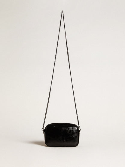 Mini Star Bag in black leather with Swarovski crystal star - Golden Goose Women