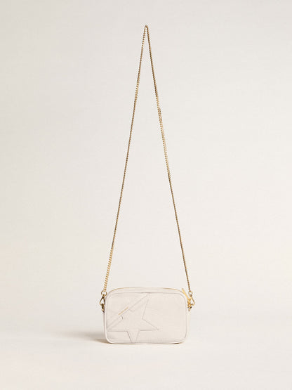 Mini Star Bag in butter-white leather with tone-on-tone star - Golden Goose Women