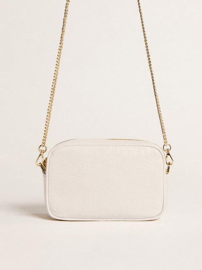 Mini Star Bag in butter-white leather with tone-on-tone star - Golden Goose Women