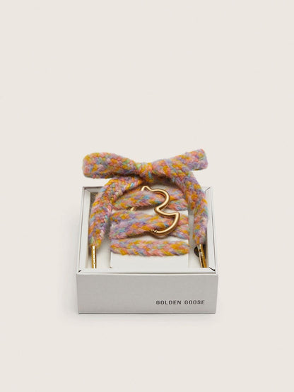 Skins multicolor wool laces with duck-shaped snap hook - Golden Goose Women|Men