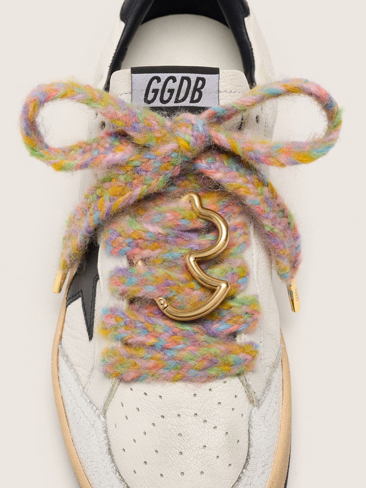 Skins multicolor wool laces with duck-shaped snap hook - Golden Goose Women|Men