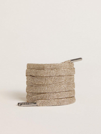 Gold lurex laces - Golden Goose Women|Men