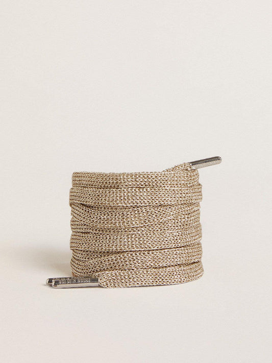 Gold lurex laces - Golden Goose Women|Men