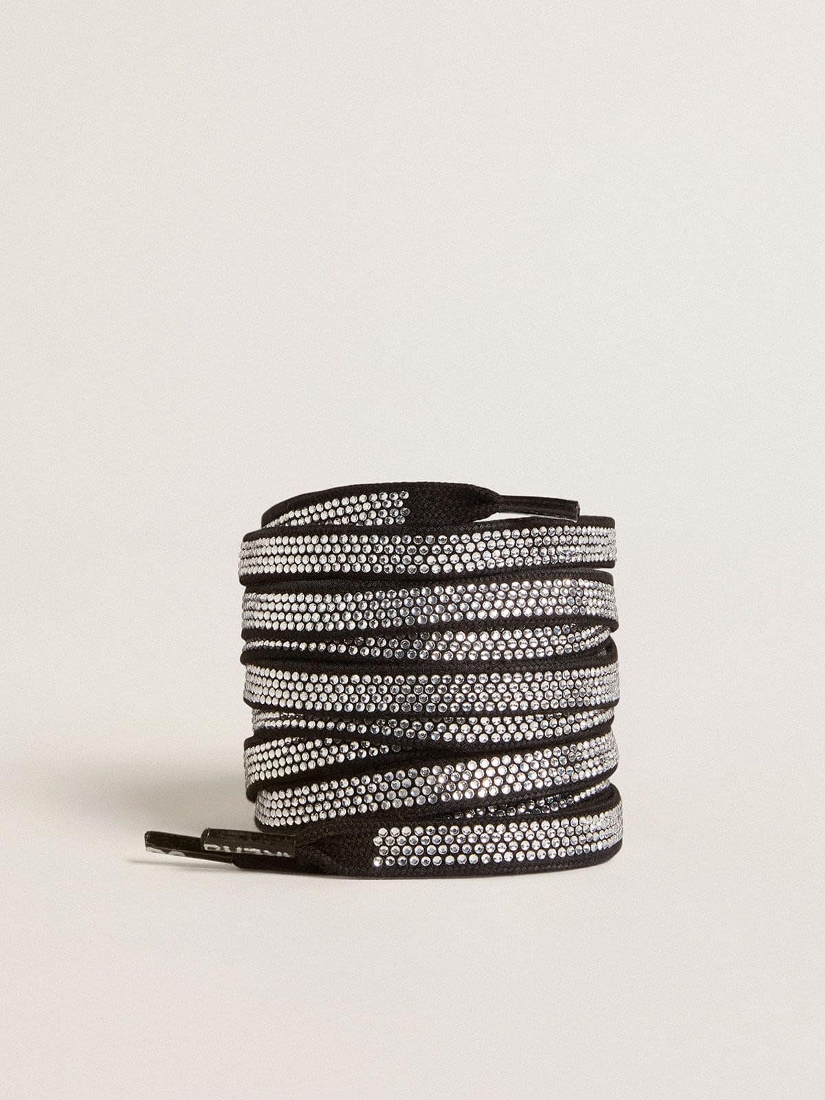 Swarovski laces with contrasting white logo - Golden Goose Women|Men