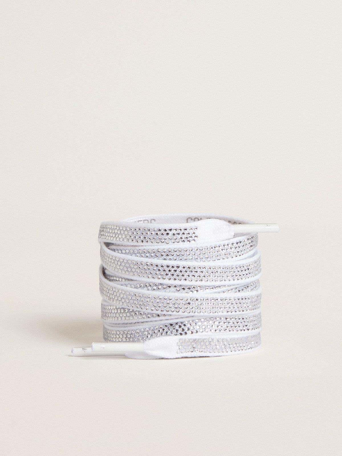 Swarovski laces with contrasting gray logo - Golden Goose Women|Men
