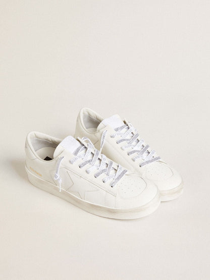 Swarovski laces with contrasting gray logo - Golden Goose Women|Men