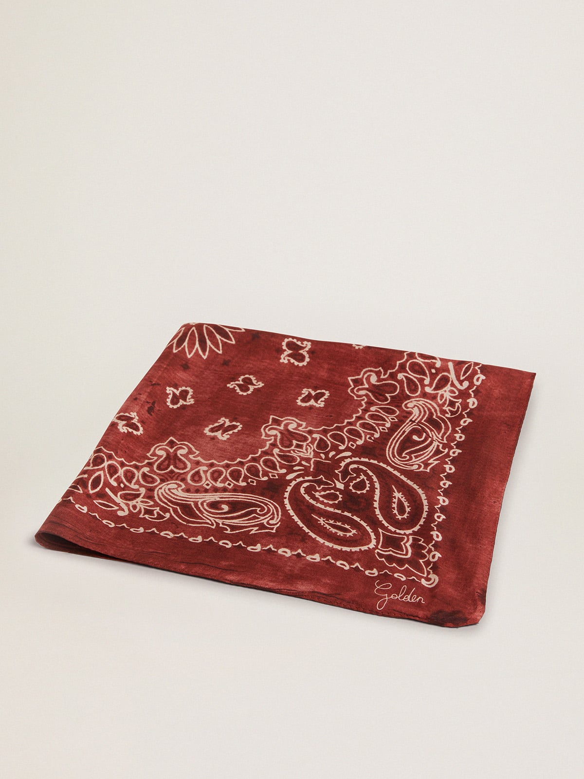 Women’s burgundy scarf | Golden Goose - Golden Goose Women|Men