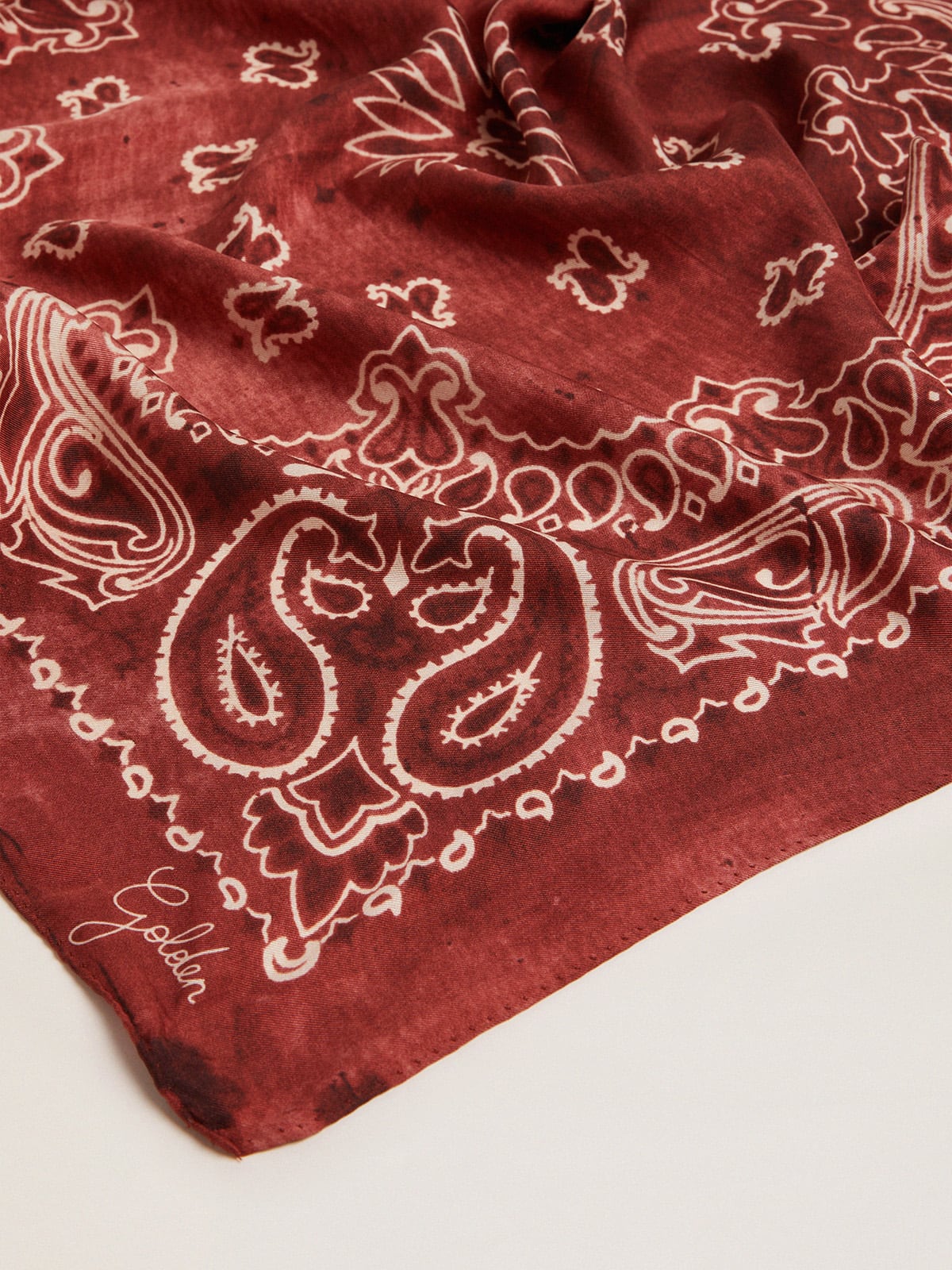 Women’s burgundy scarf | Golden Goose - Golden Goose Women|Men
