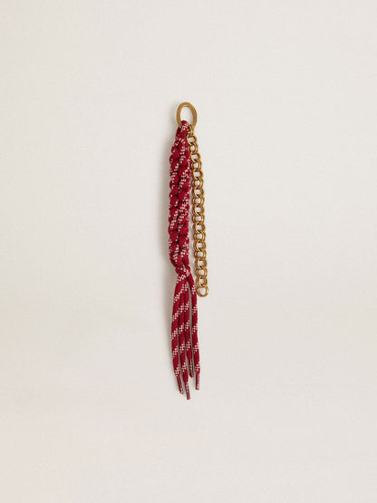 Charm with red knotted laces - Golden Goose Women