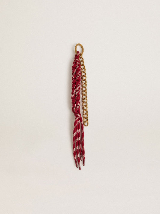 Charm with red knotted laces - Golden Goose Women