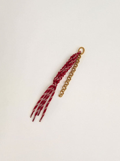 Charm with red knotted laces - Golden Goose Women