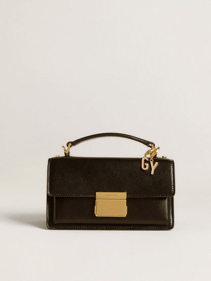 Letter Y charm in gold-colored brass with crystals - Golden Goose Women