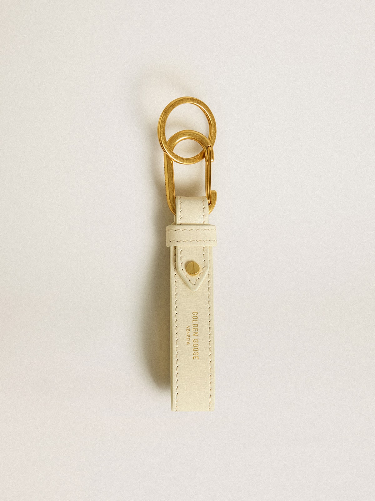 Worn white keyring - Golden Goose Women