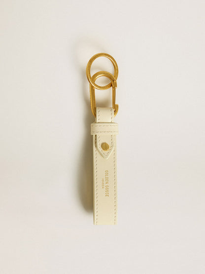 Worn white keyring - Golden Goose Women