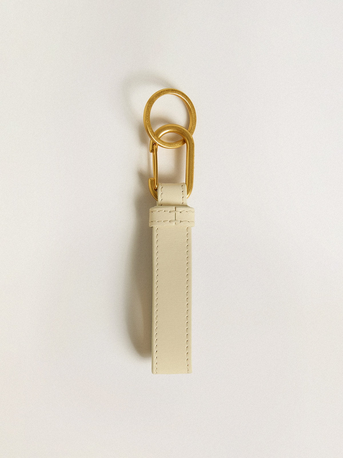 Worn white keyring - Golden Goose Women