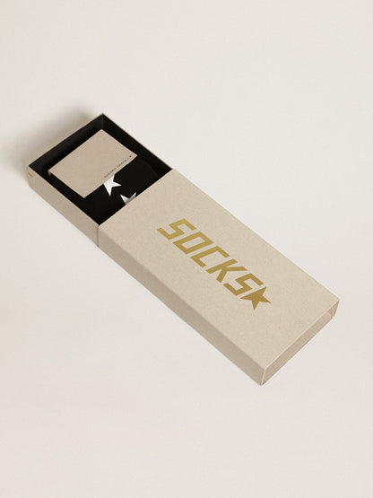 Black socks with contrasting white stars - Golden Goose Women|Men