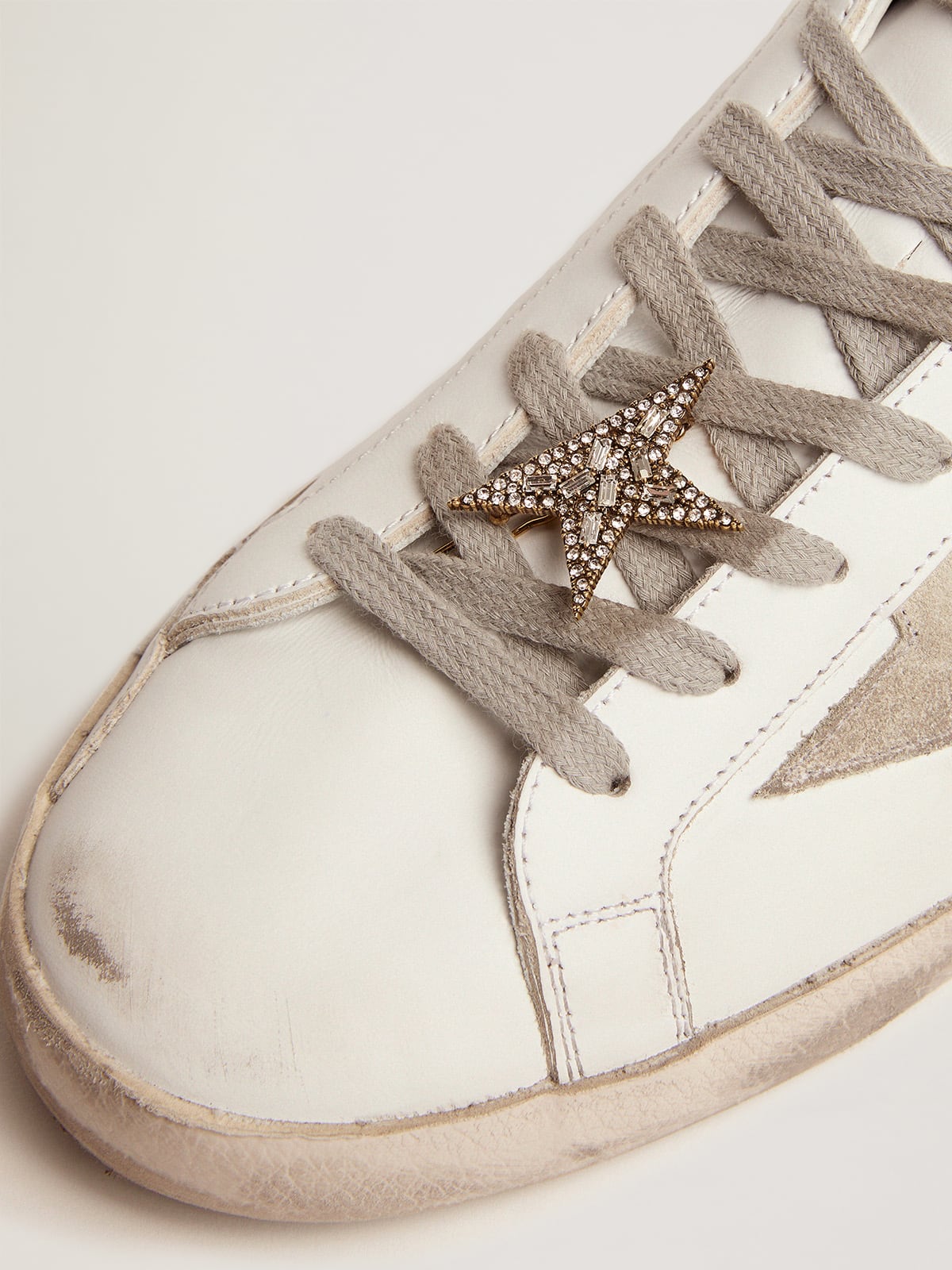 Lace lock with Star clip in antique gold color - Golden Goose Women|Men