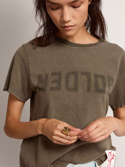 Ring in antique gold color - Golden Goose Women|Men