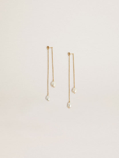 Drop earrings with pearls - Golden Goose Women